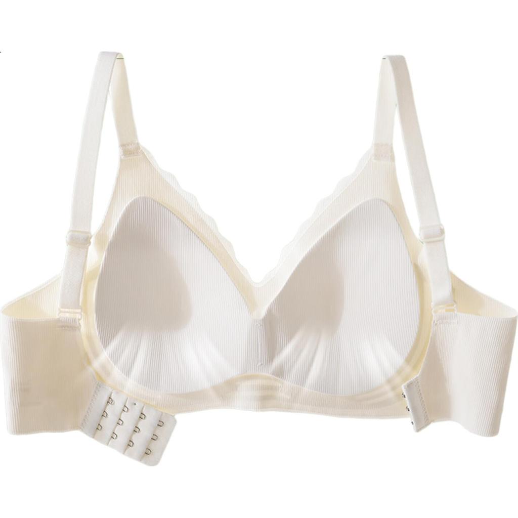 GRACEWELL Seamless Bra for Women, Nude Feel, Push-Up for Small Breasts, Autumn And Winter, Prevent Sagging, Lift Side Boob, Wireless Brassiere, QS