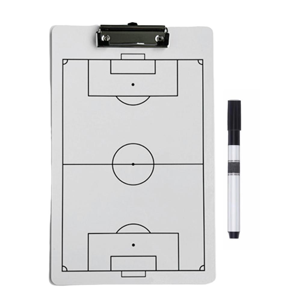 Sportovní strategické koučovací tabule 13,78x8,66 palce Přenosné pro basketbal / volejbal / házenou / fotbal Kreslicí fix