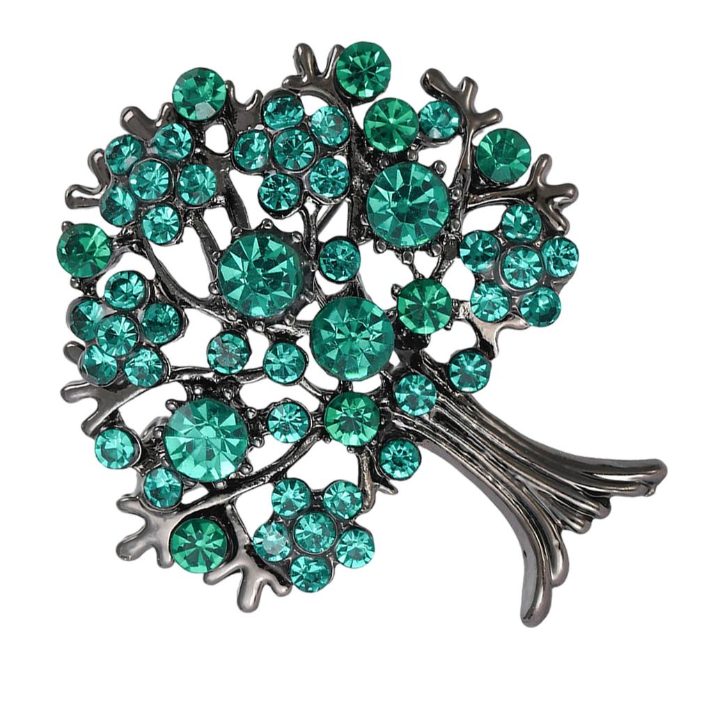 Elegant Tree Of Life Brooch Pin Distinctive Tree of Life Clothing Lapel Pin Essential Fashion Brooch Accessory