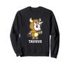 Taurus Horoscope Birthday Gift Constellation Unicorn Costume Sweatshirt