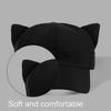 Harajuku Girl Cats Ear Baseball Hat Octagonal Hat Eye Catching Travel Gathering Visor Hat for Cycling Hiking Visor Hat