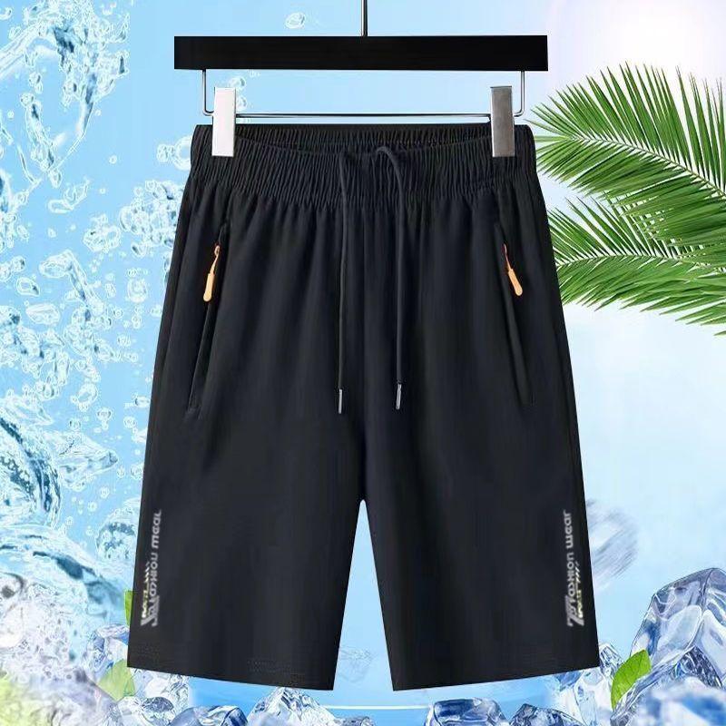 Men s Quick Dry Beach Shorts Summer Casual Swim Trunks Black Single Pack XXL