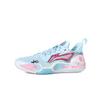 Li Ning Speed 9 Cushioning Abrasion Resistant Low Top Basketball Shoes Men's Blue Pink ABPT001-6()