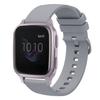 Für Garmin Venu SQ 20mm einfarbiges weiches Silikon-Uhrenarmband