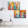 JISHSHAY Diamond Art Set of Diamond Art Cat Bead Art for Advanced 5D Diamond Art Rabbit Diamond Painting for DIY Diamond Art Popular Animal Diamond