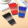 Retractable Neutral Ballpoint Pen - 0.5mm, Black, Red, Blue Ink for Meetings, Signatures, and Office or Study Use.