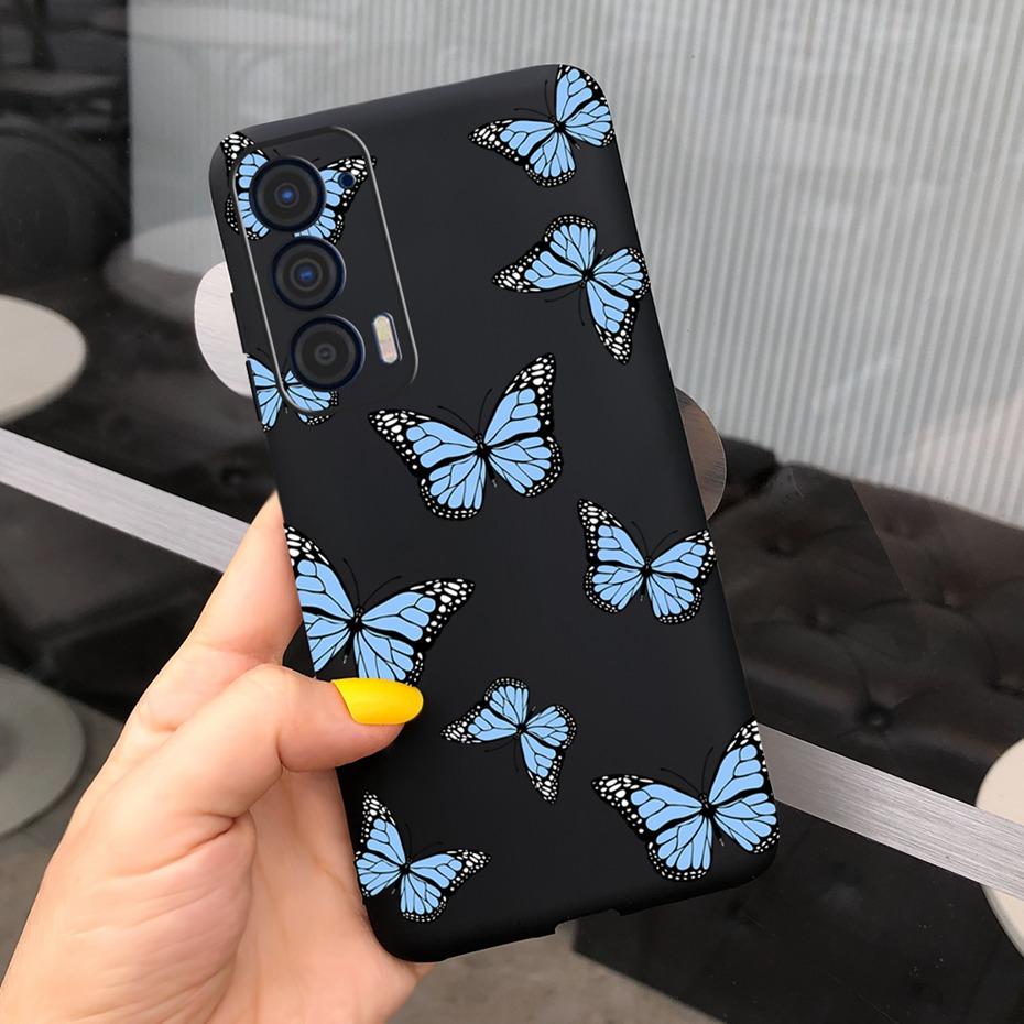 Silicon Case For Motorola Edge (2021) / Edge 5G UW (2021) Fashion Sunflower Daisy Pattern Soft Phone Cases For Edge 2021 XT2141