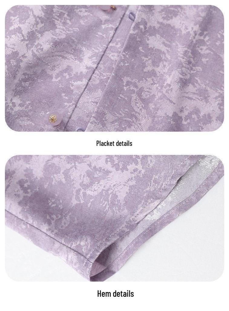 Elegant Spring 2026 Wedding Set: Stylish, Long-Sleeved Blouse for Mothers and Mother-in-Laws - Perfect for Middle-aged and Elderly Women