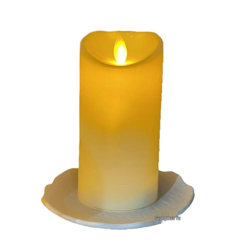 LED Remote-Controlled Smokeless Swinging Candles for Hotel & KTV Birthday Decor