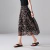 SOFSIL 2026 Sommer Retro Blumen Seidenrock