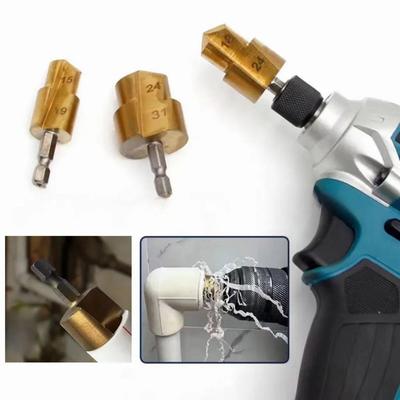 PPR Plumbing Pipe Reamer Punching Conduit Reamer Leak Repair Pipe Reaming Drill Bits  Holes Shaping