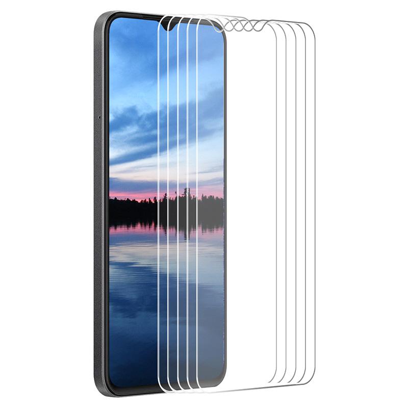 ENKAY HAT PRINCE 5Pcs For Oppo A2x 5G High Aluminum-silicon Glass Film Ultra Clear Full Glue Screen Protector