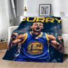 3D S-Stephen Basketball Player C-Curry-S Flannel Blanket Soft Throw Blanket Art For Home Decor Bedroom Bed Sofa Picnic Fans Gift