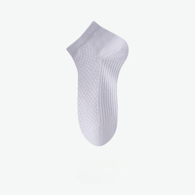 

Women s Mesh Summer Plain Color Breathable Anti-Sweat Antibacterial Odor-Resistant All-Purpose Stockings 1 pair світло-фіолетового кольору