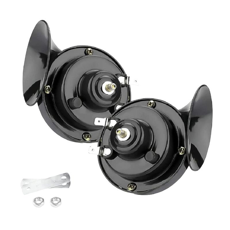 Avvisatore Acustico Pneumatico a Chiocciola 12V 48W Impermeabile Clacson da Treno 300DB Clacson a Chiocciola per Auto Super Forte per Moto Auto Camion SUV Barca