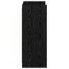 Shoe Cabinet Black Oak 48 x 36 x 92 cm Particleboard
