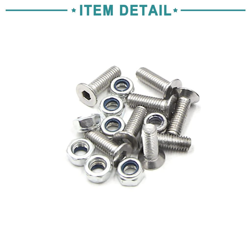 ACROPIX Bumper Trunk Fender Hatch Lid Fastener Kit Quick Release Red 8pcs