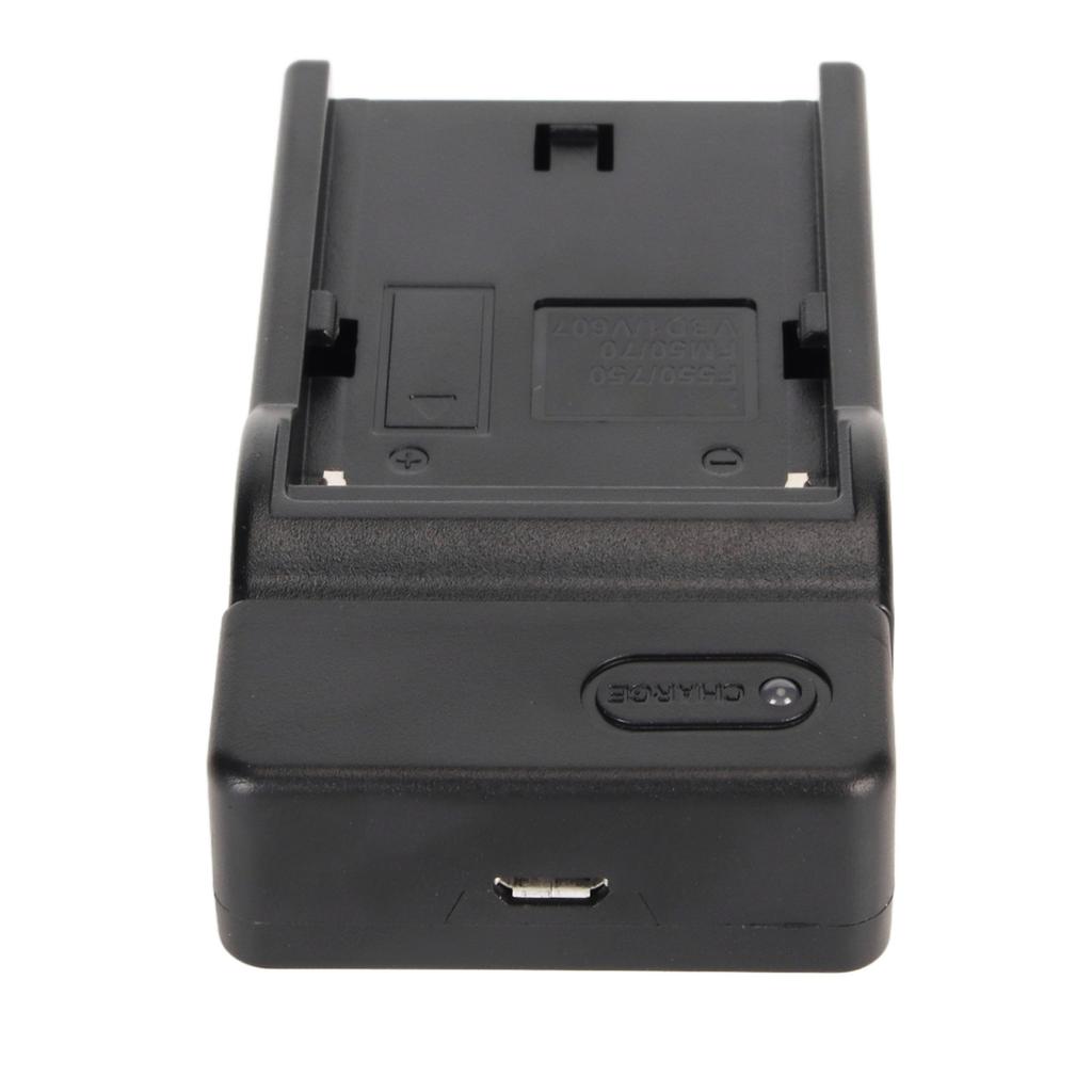 Kamera-Akkuladegerät USB 5V Tragbares Kamera-Digital-Akkuladegerät für F970 F960 F770 F750 F550 F570 Akku