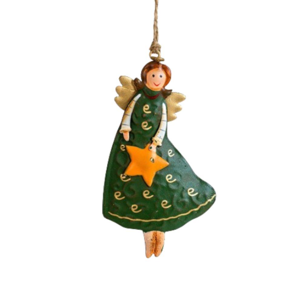 Cartoon Christmas Angel Girl Pendant Paintings Christmas Tree Decoration  Holiday Supplies