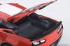 AUTOart 1/18 Scale Chevrolet Corvette C7 Grand Sport Red with White Stripes and Black Hash Marks