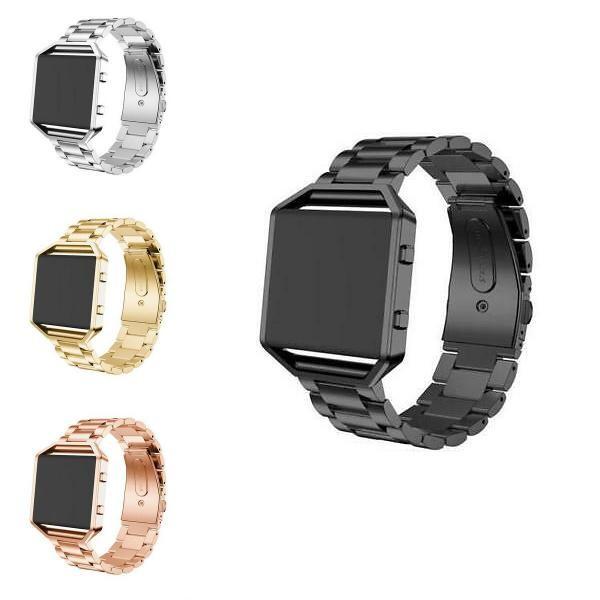 Elegant Stainless Steel Band For Fitbit Blaze With Durable Mesh Design And Interlock Clasp