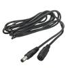 Câble d'extension d'alimentation CC mâle vers femelle 2M 5,5 mm x 2,1 mm Connecteur de cordon