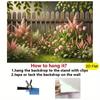 2D Romantic Wisteria Arch Backdrop Garden Swing Wedding Photo Background