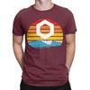 Chainlink Ride the Wave Sunset Design Novelty 100 Cotton TShirt Chainlink Tees Tops For Unisex