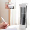 Ventilatore da scrivania USB portatile a 2 velocità con luce LED, senza pale, sicuro e silenzioso, ventilatore a torre da tavolo per studenti e impiegati
