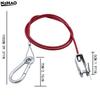 Efficient 1Pcs Trailer Breakaway Safety Cable Clevis End Easy Connection for Towing