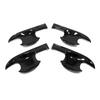 For Toyota Land Cruiser LC300    ABS Carbon Black Door Handle Cover Door Bowl Frame Trims Car Styling Accessories