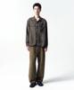 INSILENCE Slub Twill Volume Pants Beige Brown