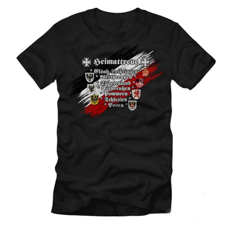 Wilhelm Friedrich Silesia Sudeten Loyalty Prussia Homeland TShirt Short Sleeve Casual Cotton ONeck Summer Mens Tshirt