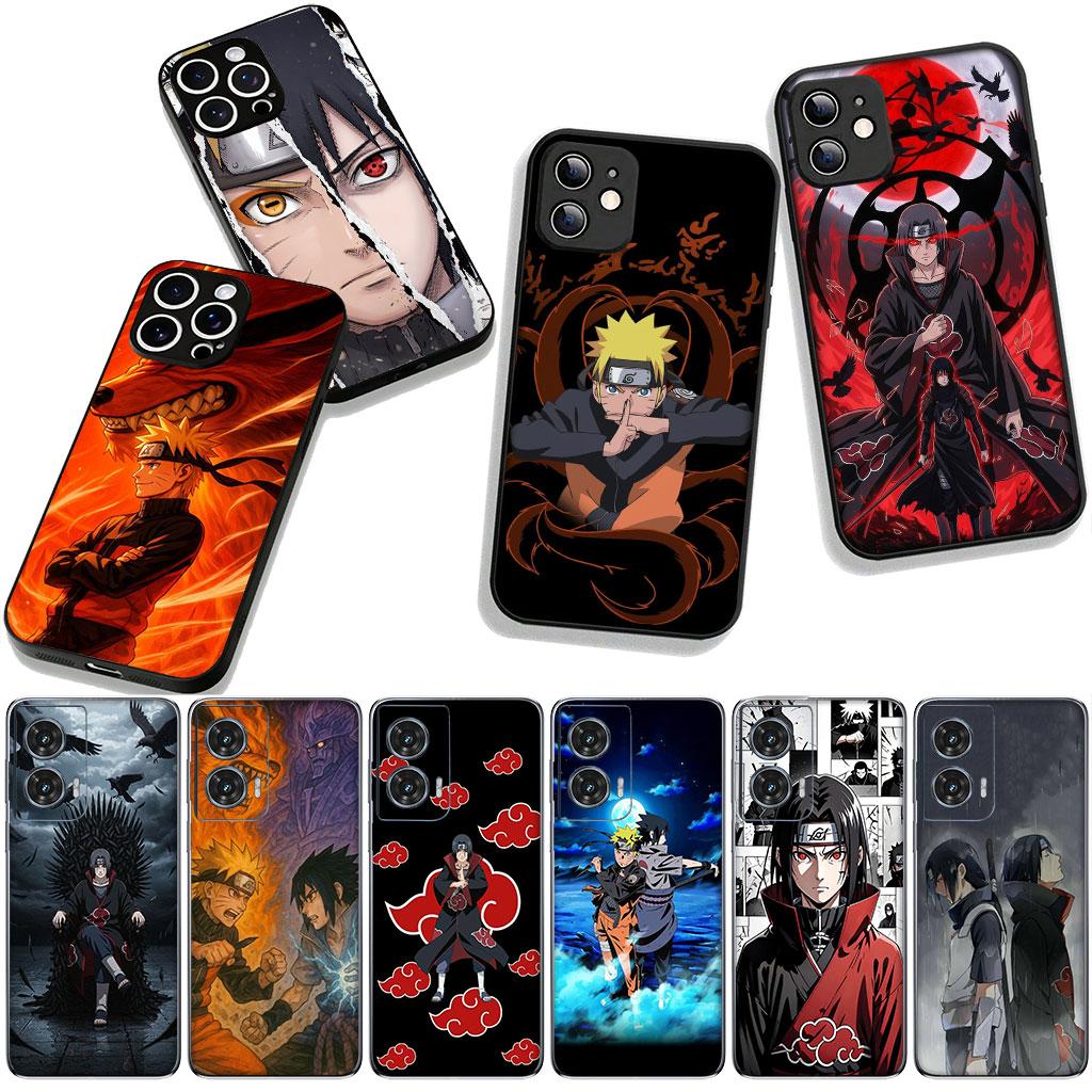 Sasuke Uchiha Itachi Naruto Case for Motorola Moto G54 G05 G24 G45 G55 G75 G85 G15 G57 G86 Power Edge 50 30 Ultra Fusion neo Pro
