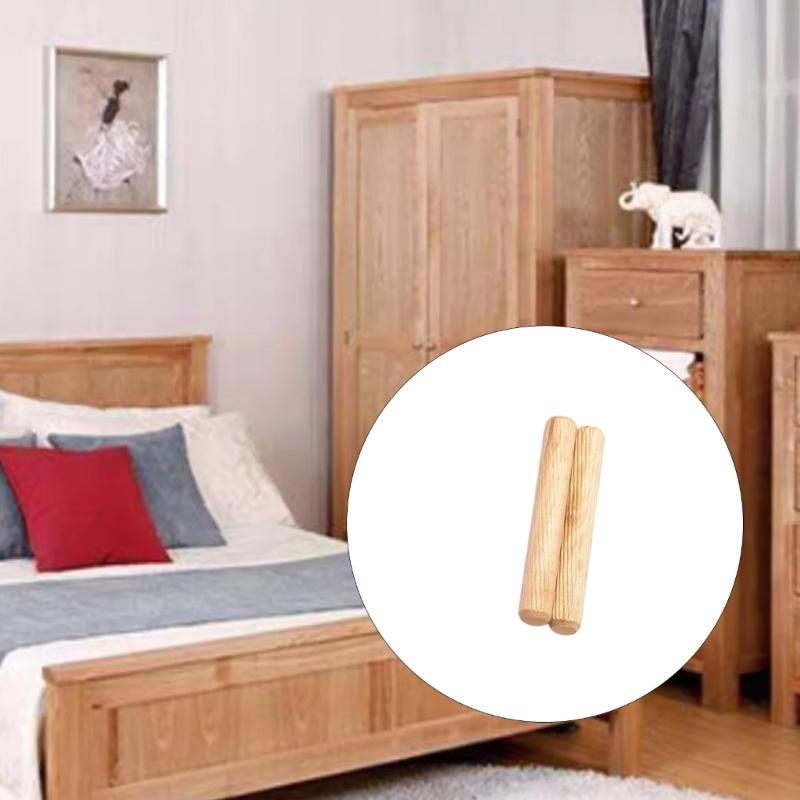 100Pcs Woodworking Dowel Craft Dowel Pin Rod Set Furniture Fitting Dowel Pin Wooden Cabinet Drawer Round Fluted Wood