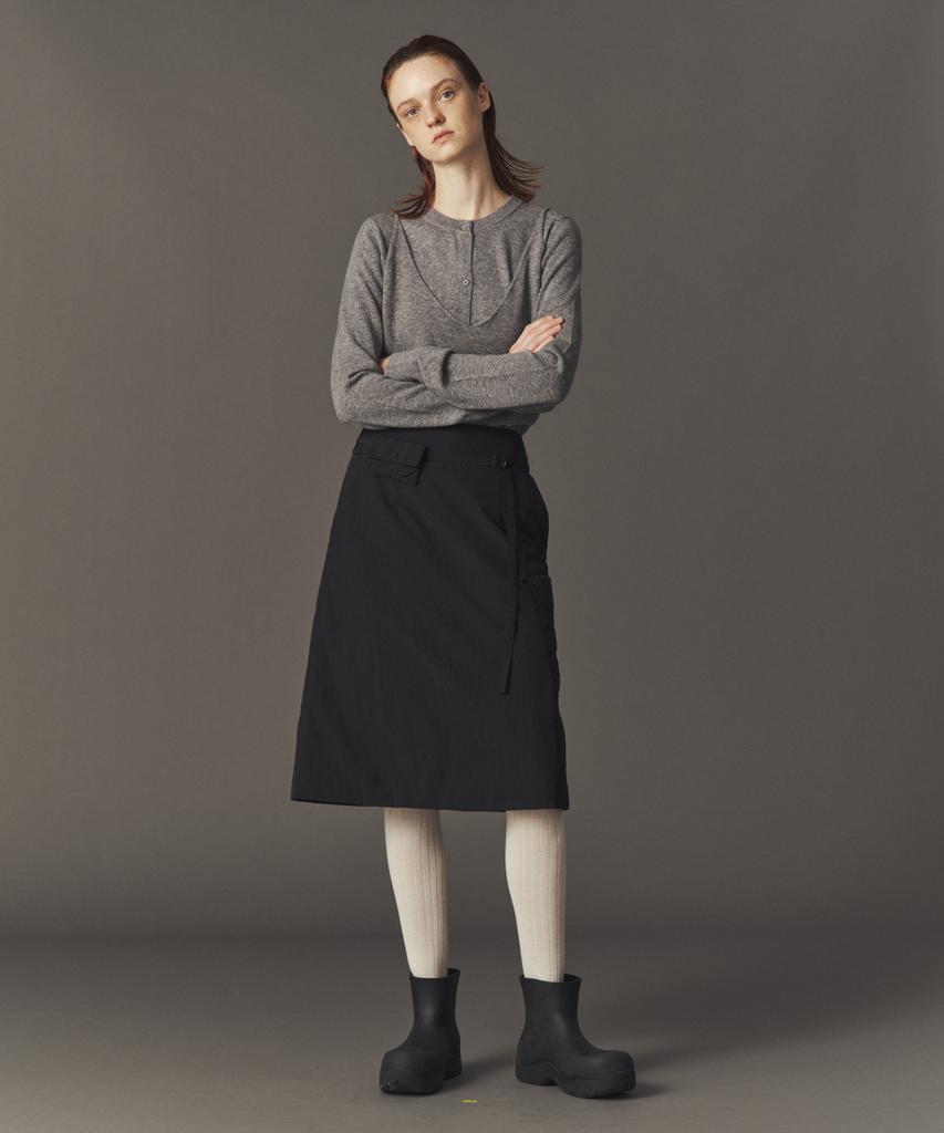 Awi Soft Puffer Skirt_Black