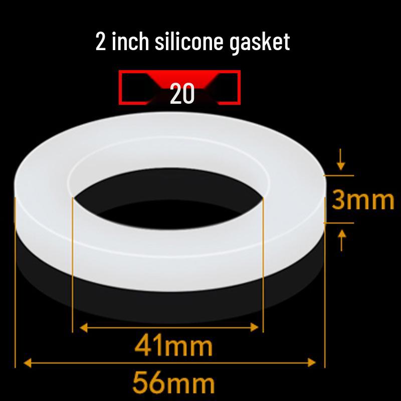4-Point Shower Head Silicone Gasket & Rubber Washer Set