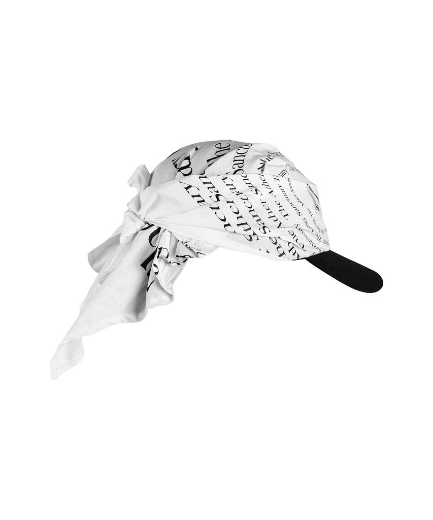 Diadeosaengchyueoli Bandana Cap - Circular (White)