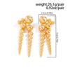IngeSight.Z Vintage Multilayered Bead Sphere Drop Earrings Women Elegant Gold Color Ball Irregular Earring Pendant Mujer Jewelry