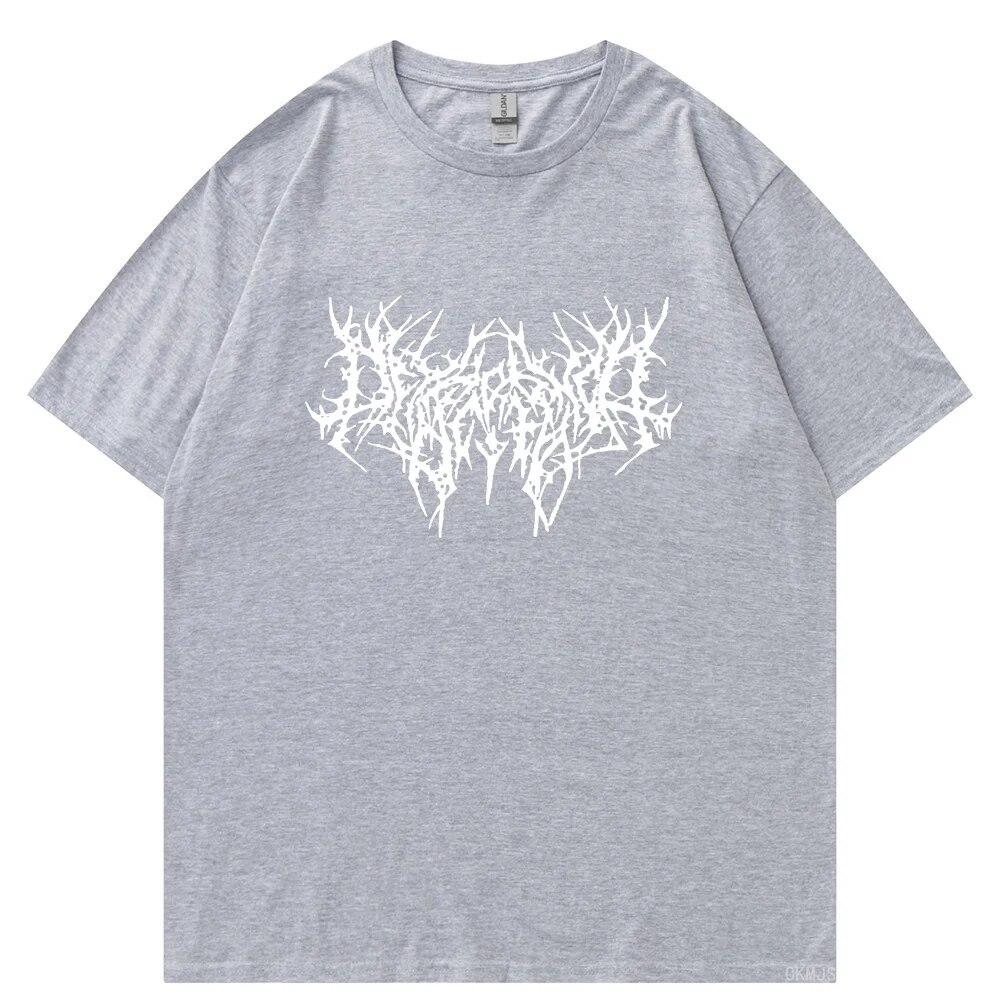 Готическая темная футболка унисекс WoUnisex Футболка большого размера Панк черная одежда — фото 13