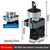 XB2-BD21 BD25 BD33 Two/Three-Speed Selector Switch, Short/Long Handle, 22mm