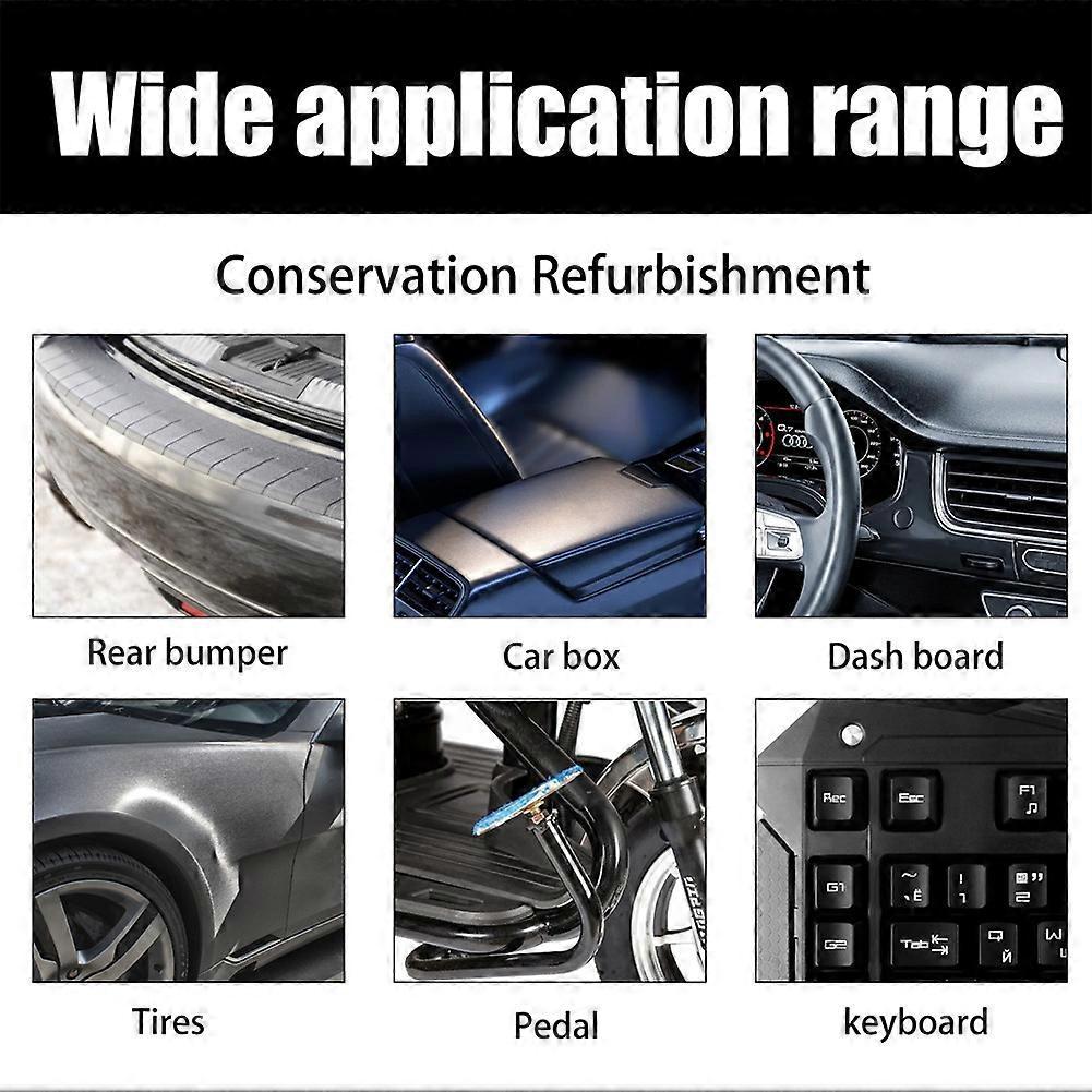 3Pcs 3Plastic Parts Crystal Coating Easy To Use Car Refresher Gloss Protection 30ml