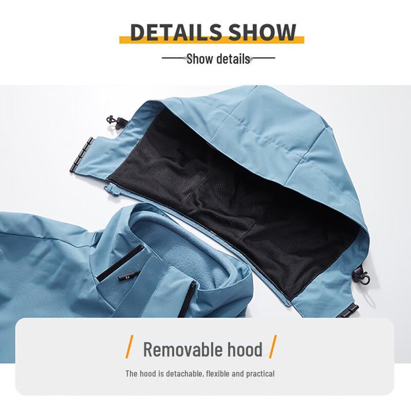 JEEP SPIRIT Unisex Outdoor Windproof Waterproof Jacket