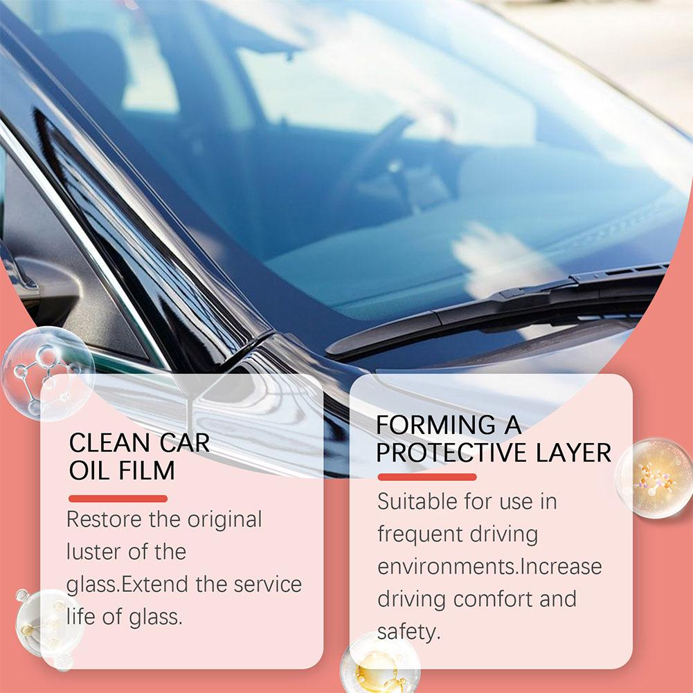 Car Glass Oil Film Remover Glass Cleaning Board Compound Window Windshield Car Cleaner Tools Glass Clear Auto Coating Detai S4L1