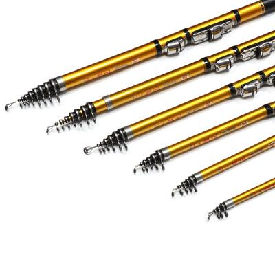 Telescopic Rock Fishing Rod 1.5m 1.8m 2.1m 2.4m 2.7m 3m Spinning Fly Carp Feeder Sea River Fishing Ultralight Fishing Stick