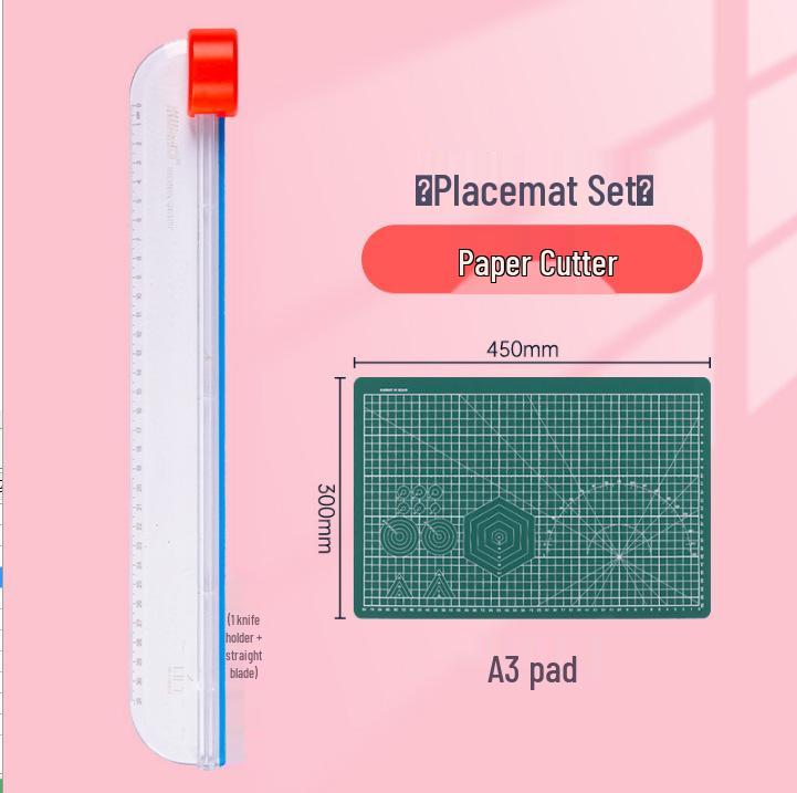 Multifunctional Paper Trimmer: Four-in-One Journal & Utility Knife Cutter for Office and Craft.