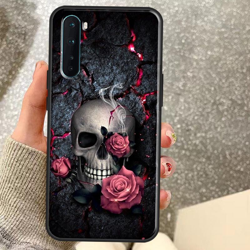 Gothic Fashion Skull Case For OnePlus 15 13 12 11 10 10R 12R 13R 15R 13T 10T 8T Nord 5 CE 2 3 4 Lite N20 N30 Coque