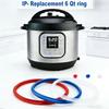 3 Pack Sealing Ring 6 Qt for tant Pot Sealing Rings Replacement for 5/6Qt tant Pot Seal, With 3 Float Valve Caps, Food-grade Silicone tapot Gasket