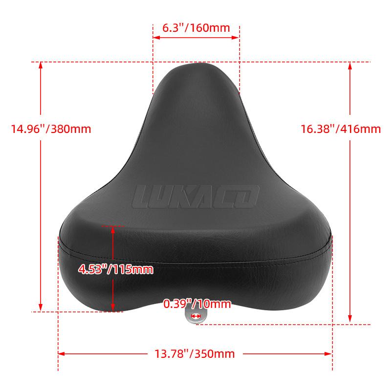 Motorcycle Front Driver Rider Pillow Solo Seat Cushion For Harley Sportster XL 883 1200 Custom XLH 1100 Roadster XLS 1983-2003