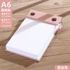 1book Small portable notebook with tear off note paper and replacement for photo paper, high aesthetic label, portable